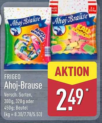 FRIGEO Ahoj-Brause - Verschiedene Sorten