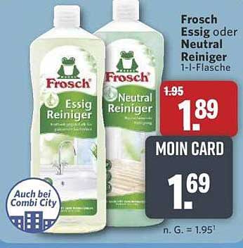 Frosch Essig oder Neutral Reiniger 1-l-Flasche