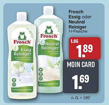 Frosch Essig oder Neutral Reiniger 1-l-Flasche