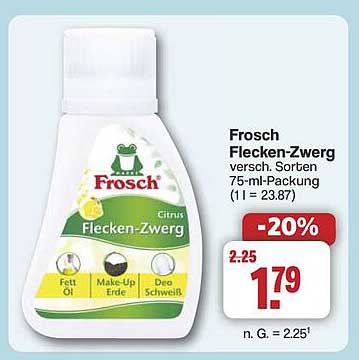 Frosch Flecken-Zwerg Citrus 75 ml Packung