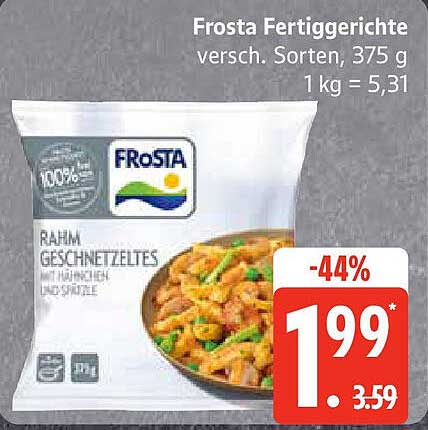 Frosta Fertiggerichte - Rahm Geschnetzeltes 375 g