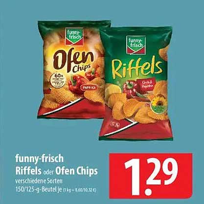 funny-frisch Riffels oder Ofen Chips