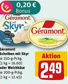 Géramont Scheiben mit Skyr 150-g-Packung