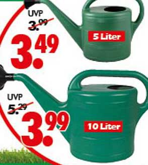 Gießkanne 5 Liter und 10 Liter im Angebot
