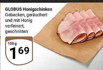 GLOBUS Honigschinken - Gebacken, geräuchert und mit Honig verfeinert