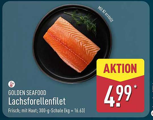 GOLDEN SEAFOOD Lachsforellenfilet