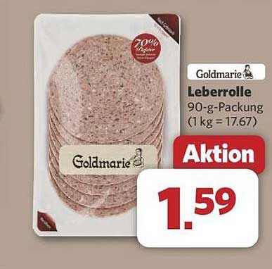 Goldmarie Leberrolle 90-g-Packung