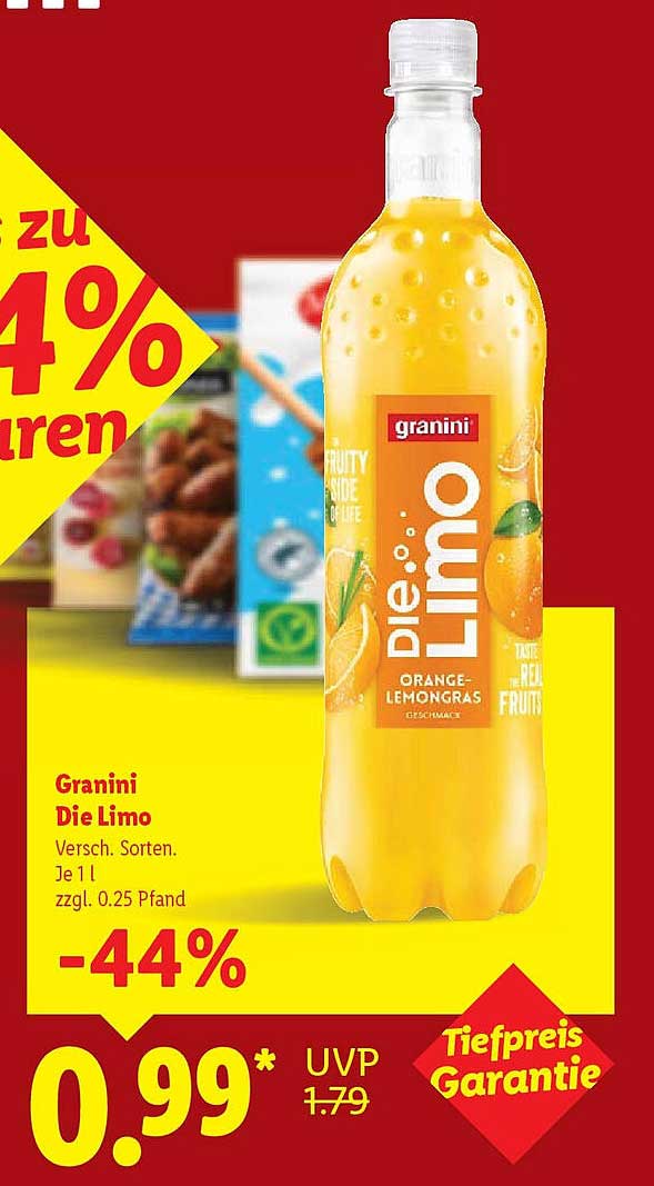 Granini Die Limo – Erfrischender Genuss in verschiedenen Sorten