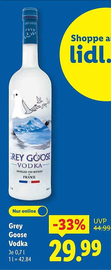 Grey Goose Vodka 0,7 l - Jetzt im Lidl-Prospekt
