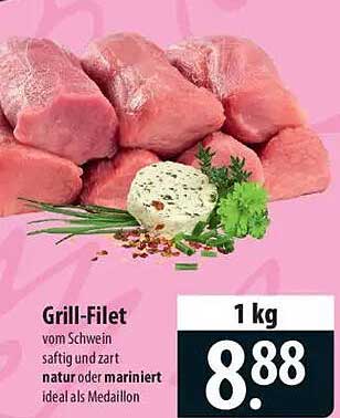 Grill-Filet vom Schwein - saftig und zart