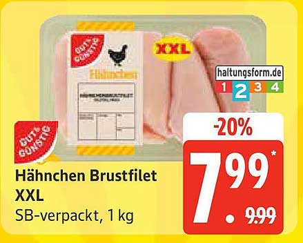 Hähnchen Brustfilet XXL