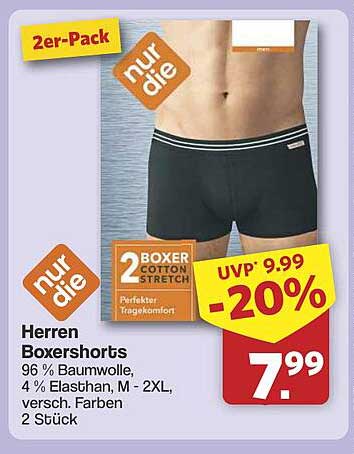 Herren Boxershorts 2er-Pack - Perfekter Tragekomfort