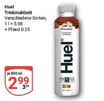 Huel Trinkmahlzeit – Verschiedene Sorten