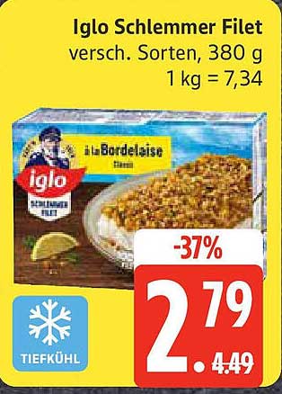 Iglo Schlemmer Filet - verschiedene Sorten, 380 g