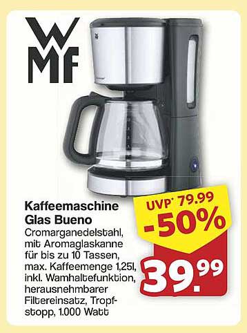 Kaffeemaschine Glas Bueno
