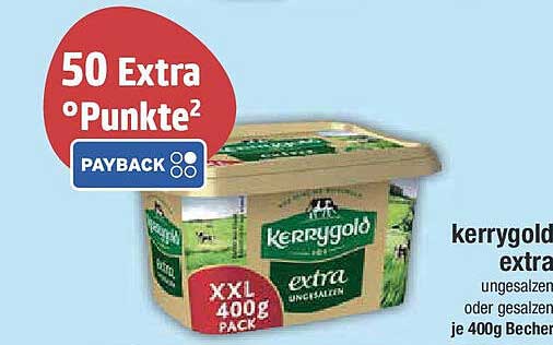 Kerrygold Extra ungesalzen 400g Becher - XXL Pack