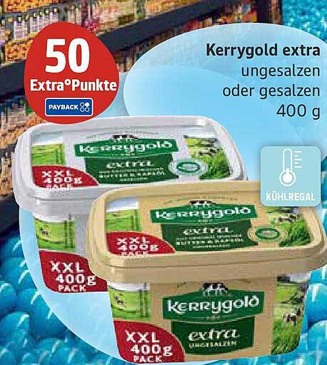 Kerrygold extra ungesalzen oder gesalzen 400 g