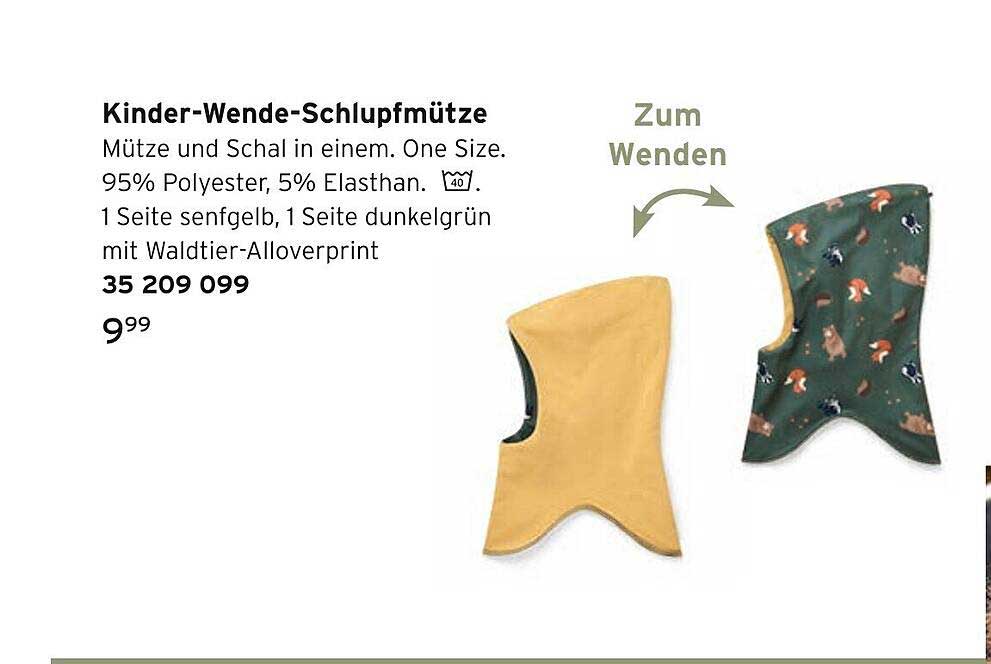 Kinder-Wende-Schlupfmütze