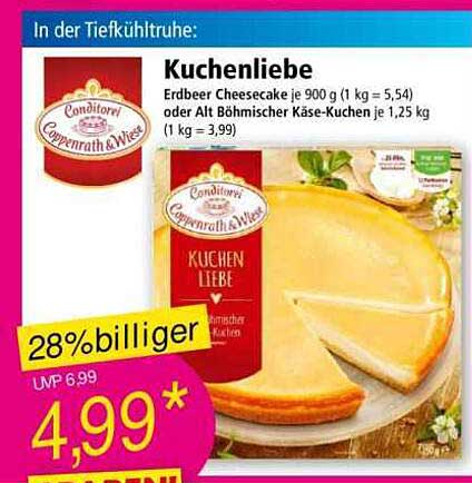 Kuchenliebe Erdbeer Cheesecake oder Alt Böhmischer Käse-Kuchen