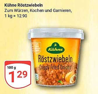 Kühne Röstzwiebeln - Zum Würzen, Kochen und Garnieren