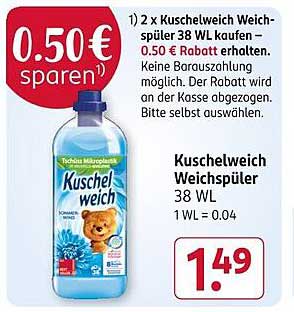 Kuschelweich Weichspüler 38 WL
