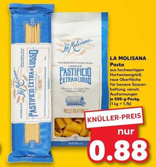 LA MOLISANA Pasta 500 g zu einem Knüller-Preis