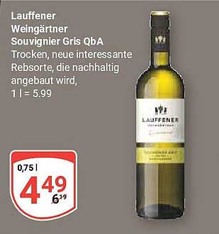 Lauffener Weingärtner Souvignier Gris QbA