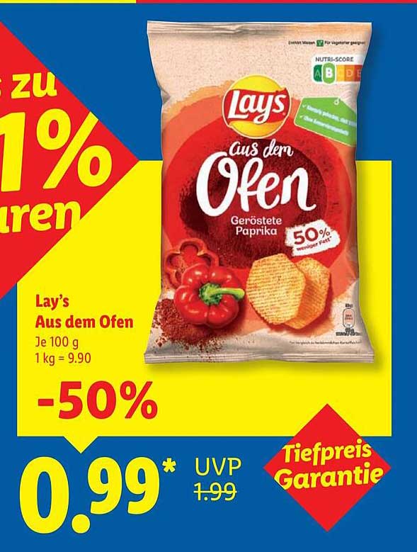 Lay's Aus dem Ofen Geröstete Paprika