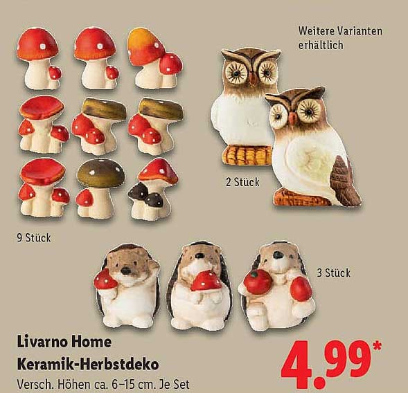 Livarno Home Keramik-Herbstdeko