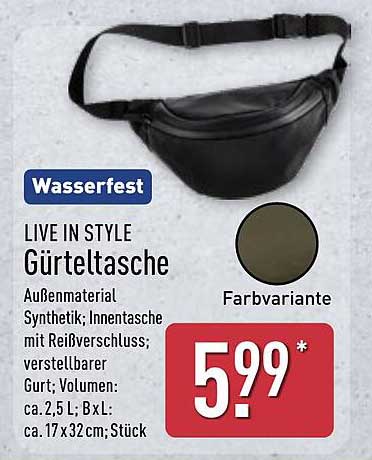 LIVE IN STYLE Gürteltasche