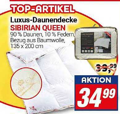 Luxus-Daunendecke SIBIRIAN QUEEN