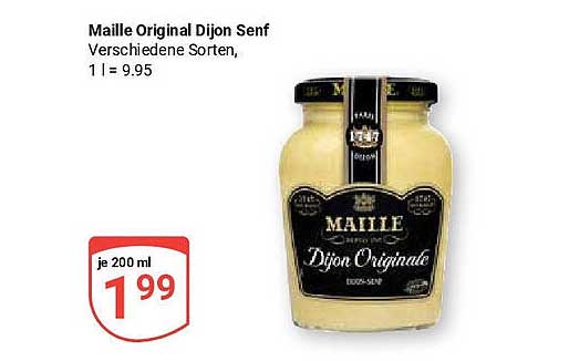 Maille Original Dijon Senf 200 ml