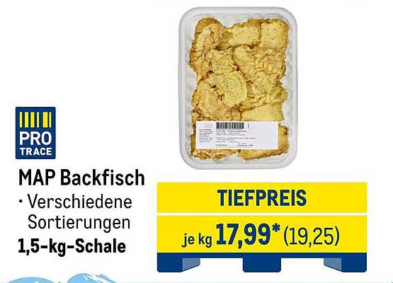 MAP Backfisch - 1,5-kg-Schale