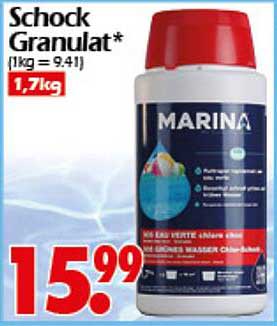 MARINA Schock Granulat 1,7 kg (1 kg = 9,41 €)