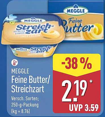 MEGGLE Feine Butter/Streichzart