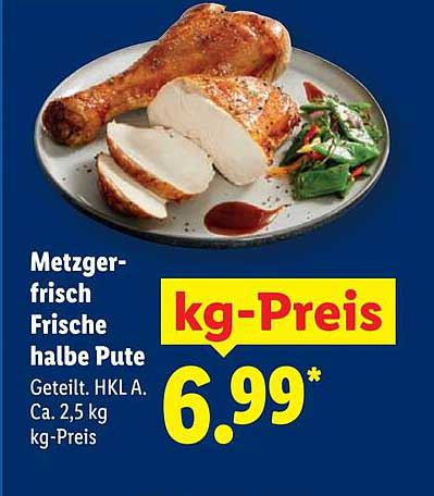 Metzgerfrisch Frische halbe Pute