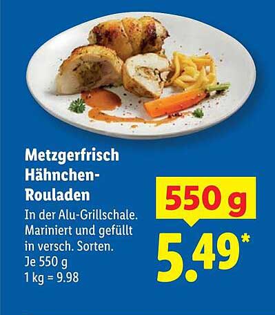 Metzgerfrisch Hühnchen-Rouladen