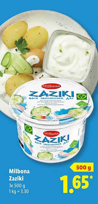 Milbona Zaziki 500 g
