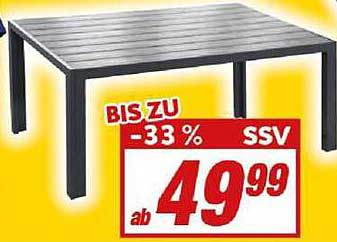 Moderner Gartentisch - ab 49,99 €