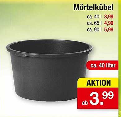 Mörtelkübel Aktion - ab 3,99 €