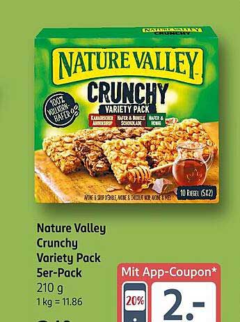 Nature Valley Crunchy Variety Pack 5er-Pack