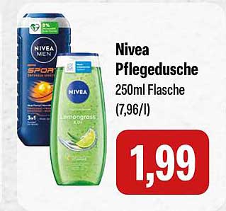 Nivea Pflegedusche 250ml Flasche