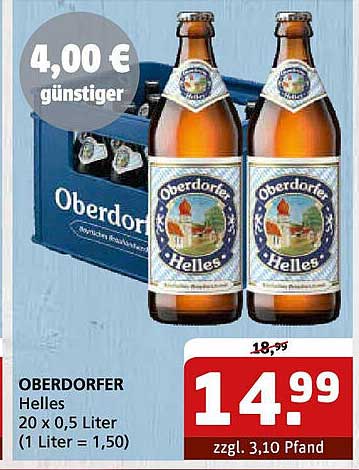 OBERDORFER Helles - 20 x 0,5 Liter