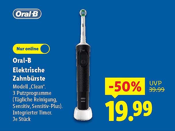 Oral-B Elektrische Zahnbürste Modell „Clean“