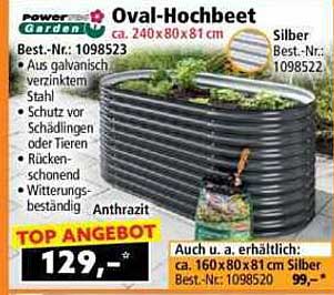 Oval-Hochbeet