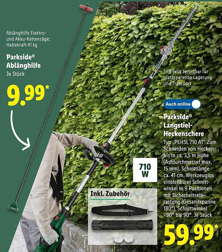 Parkside® Langstiel-Heckenschere Typ PEHSL 710 A1