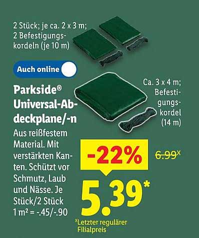 Parkside® Universal-Abdeckplane/-n