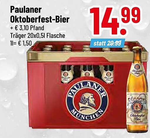 Paulaner Oktoberfest-Bier 20x0,5l