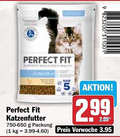 Perfect Fit Katzenfutter 750-650 g Packung
