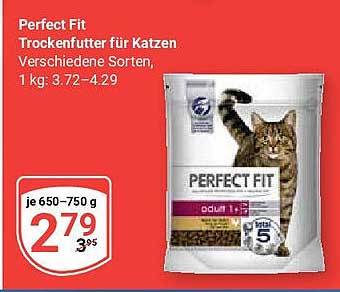 Perfect Fit Trockenfutter für Katzen 650-750 g